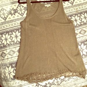Knit tank sweater